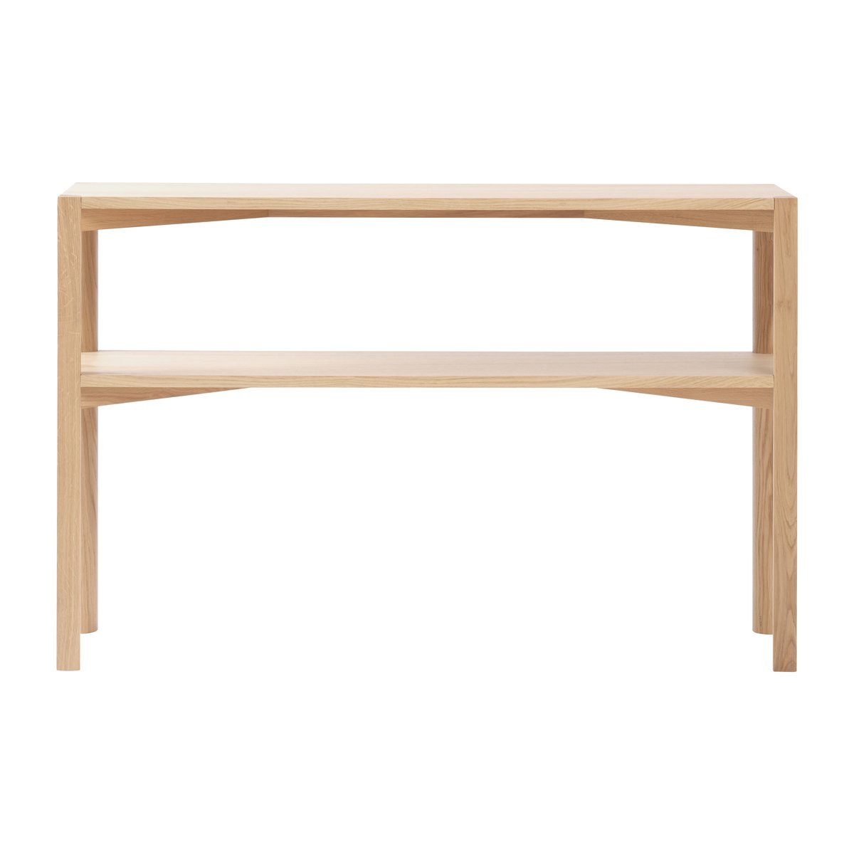 1898 Anton konsolbord 35x125 cm Vitpigmenterad ek | Skandinavisk Design | Avlastningsbord & Sidobord | Beige