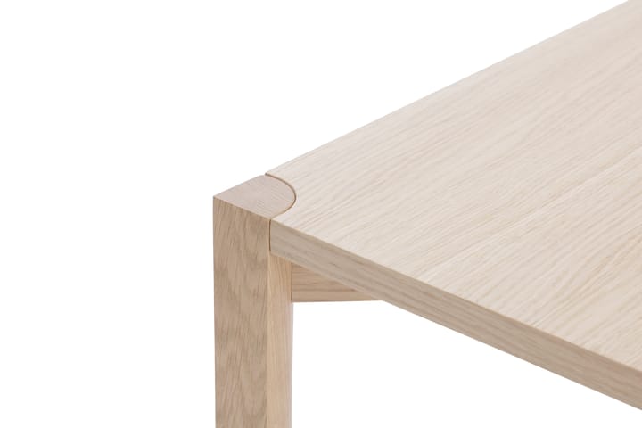 Anton konsolbord 35x125 cm, Vitpigmenterad ek 1898