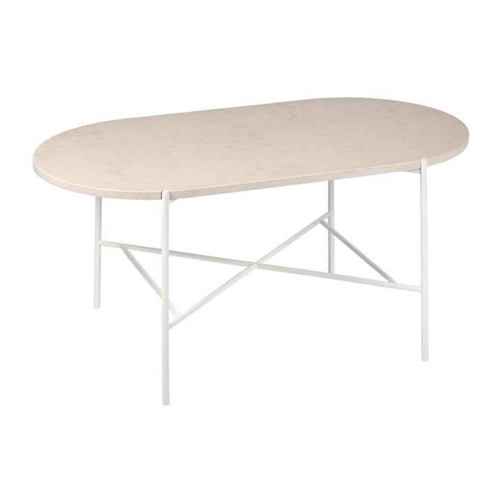 Aplaryd ovalt soffbord - Beige kalksten - 1898