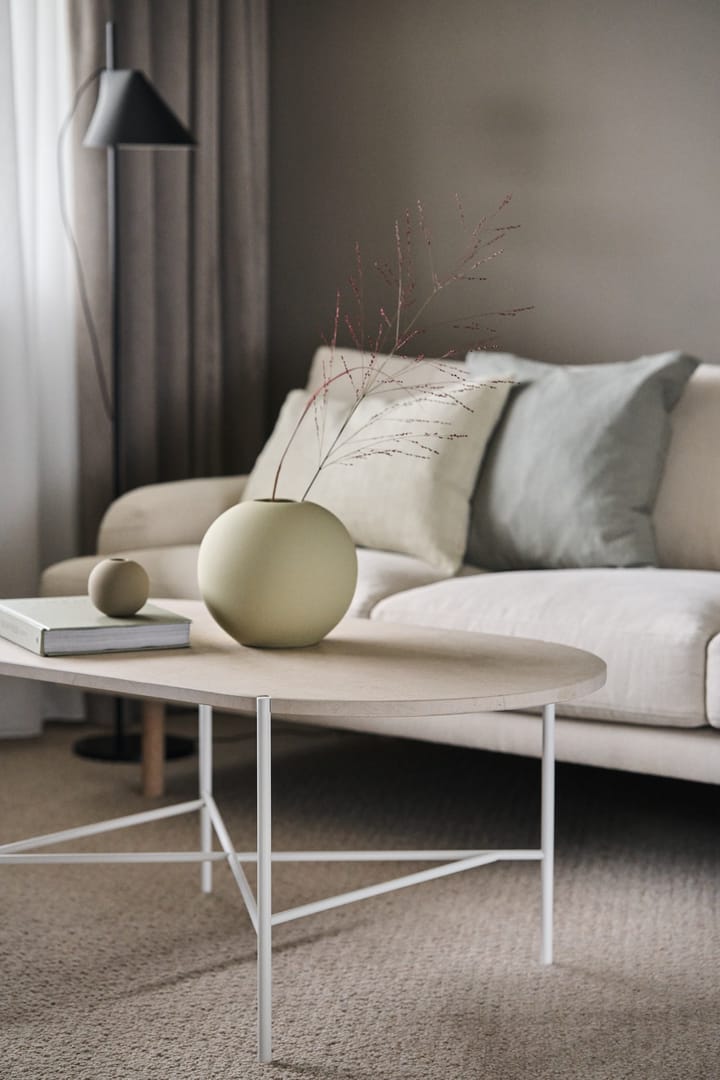Aplaryd ovalt soffbord - Beige kalksten - 1898