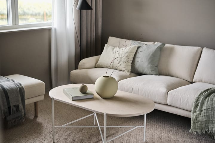 Aplaryd ovalt soffbord - Beige kalksten - 1898