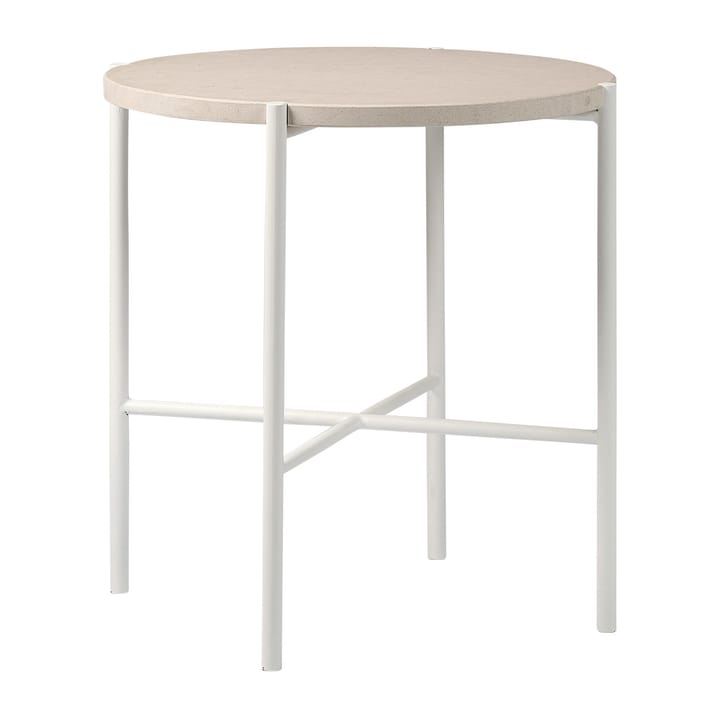 Aplaryd sidobord Ø45 cm - Beige kalksten - 1898
