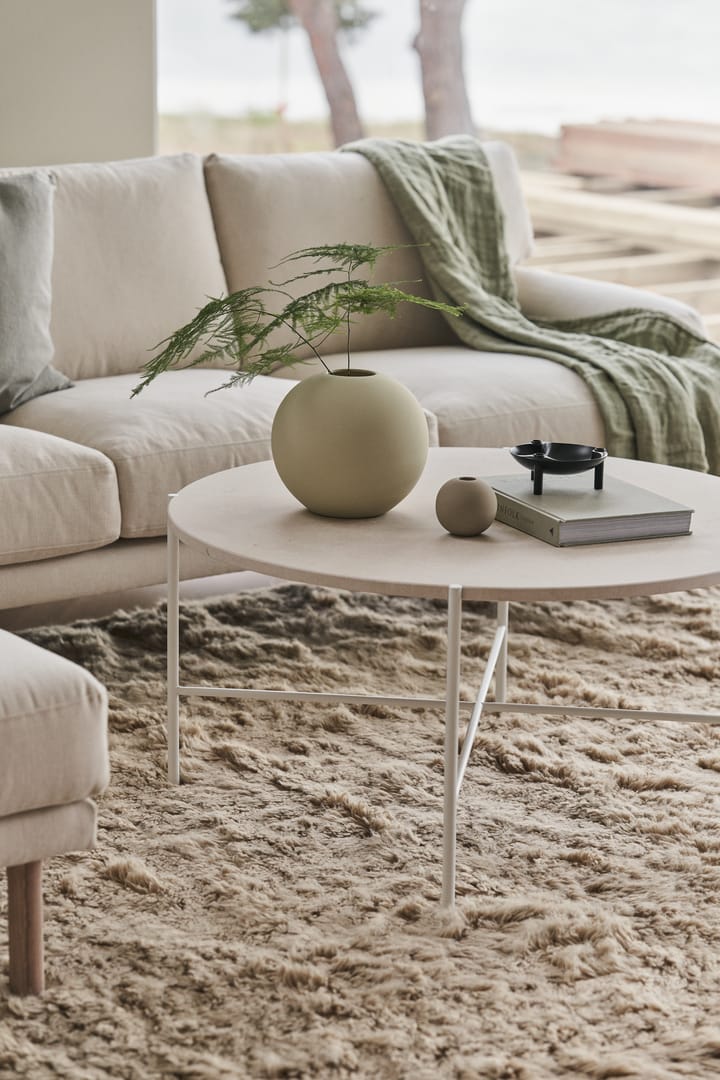 Aplaryd soffbord Ø90 cm - Beige kalksten - 1898