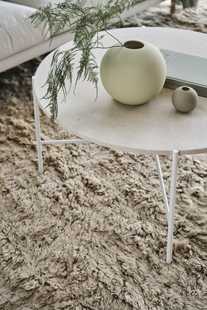 Aplaryd soffbord Ø90 cm - Beige kalksten - 1898