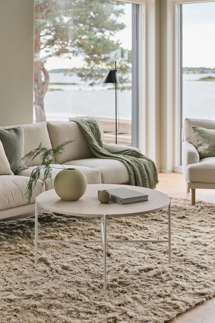 Aplaryd soffbord Ø90 cm - Beige kalksten - 1898