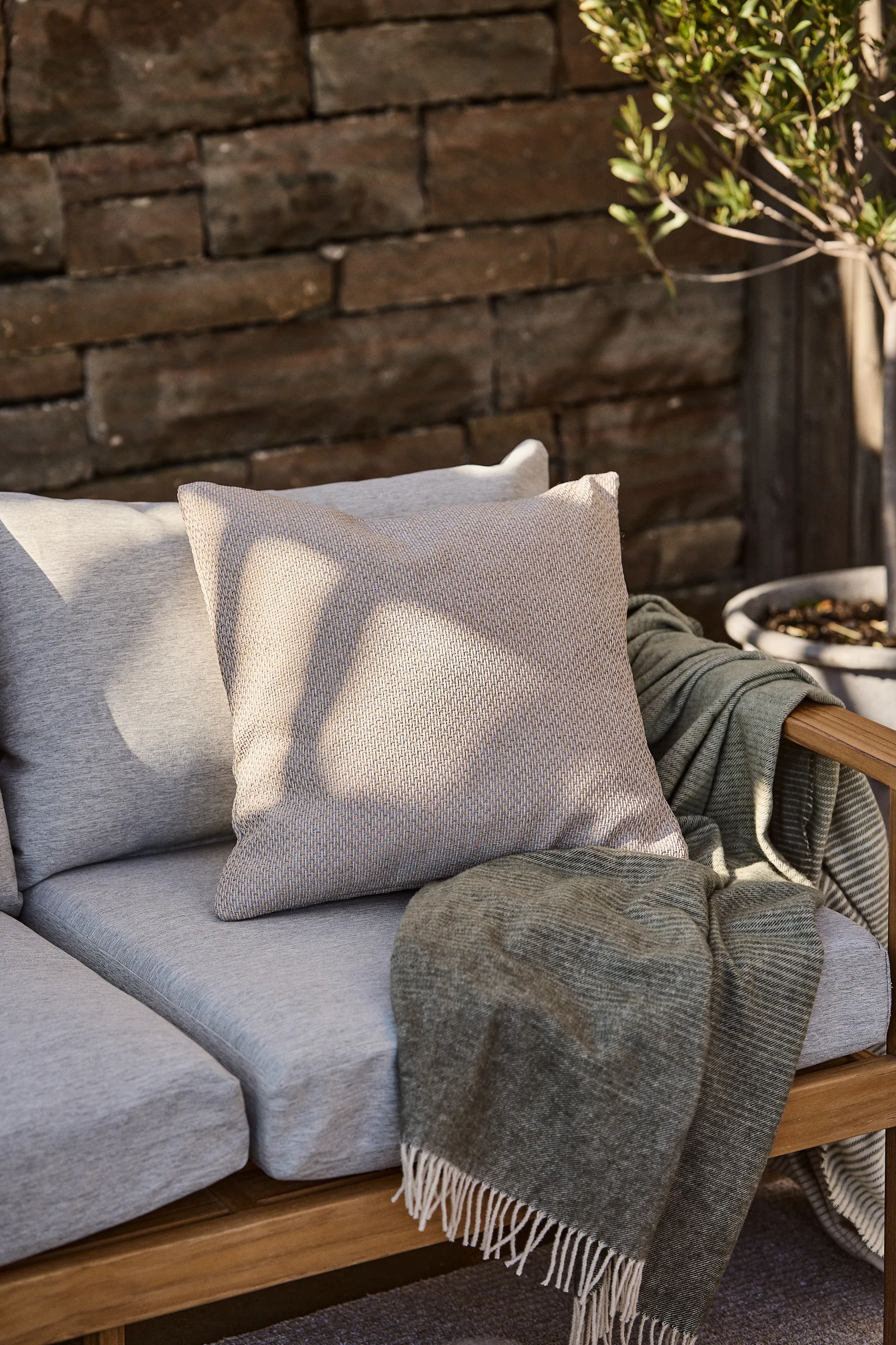 Asaryd kudde 45x45 cm, Beige 1898