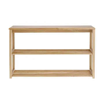 Bäckebo skohylla med sits - Ek, 80x48x30 cm - 1898