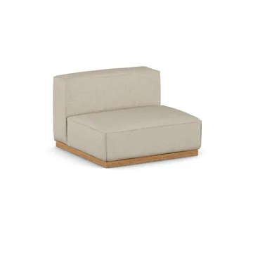 Bergsdal 1,5-sits fåtölj - Bern Beige 0341-ekbetsad ask, 1,5-sits - 1898