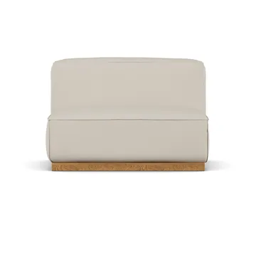 Bergsdal 1,5-sits fåtölj - Jump Beige 1956-ekbetsad ask, 1,5-sits - 1898