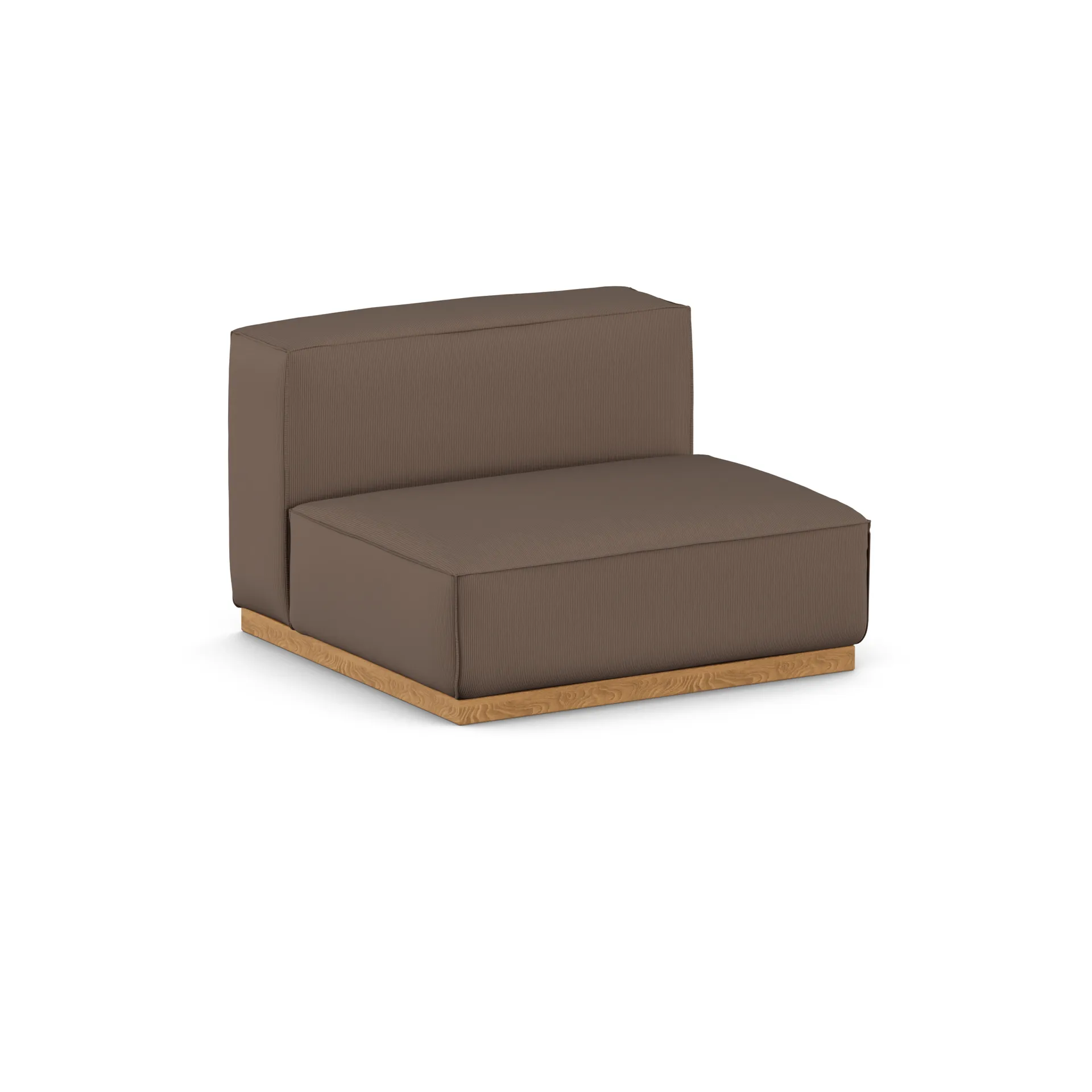Bergsdal 1,5-sits fåtölj, Jump Brown 1955-ekbetsad ask, 1,5-sits 1898