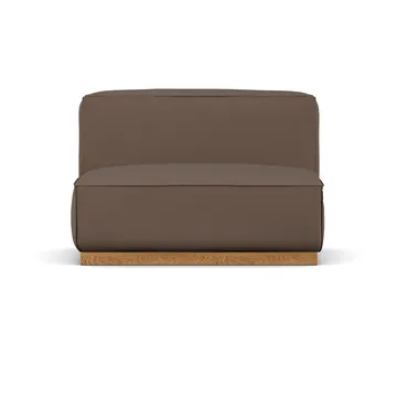 Bergsdal 1,5-sits fåtölj - Jump Brown 1955-ekbetsad ask, 1,5-sits - 1898