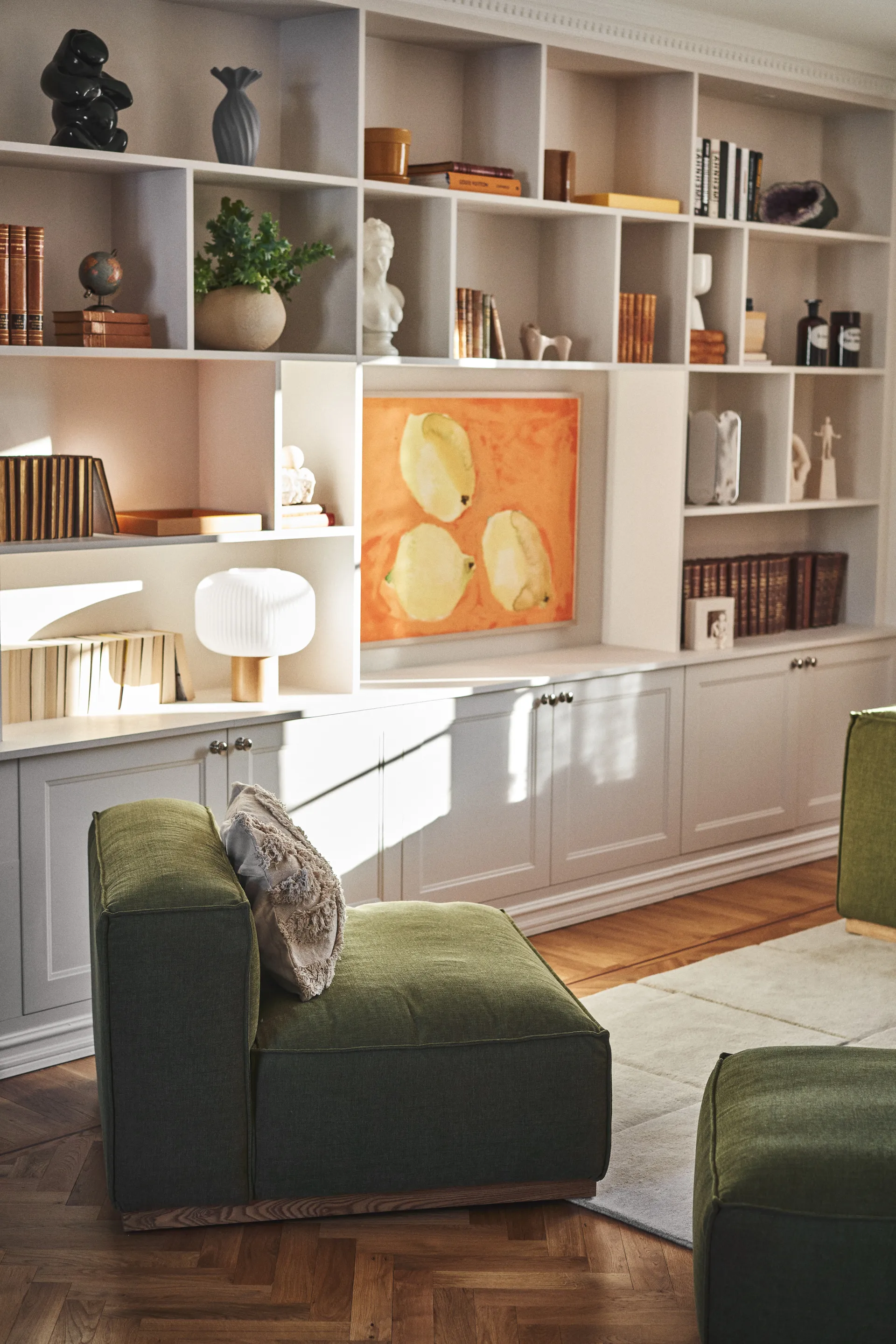 Bergsdal 1,5-sits fåtölj, Luisa green 1898