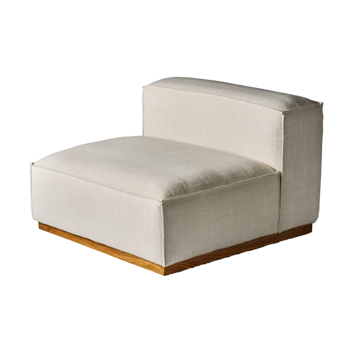 Bergsdal 1,5-sits fåtölj - Oslo Nature 1540-ekbetsad ask, 1,5-sits - 1898