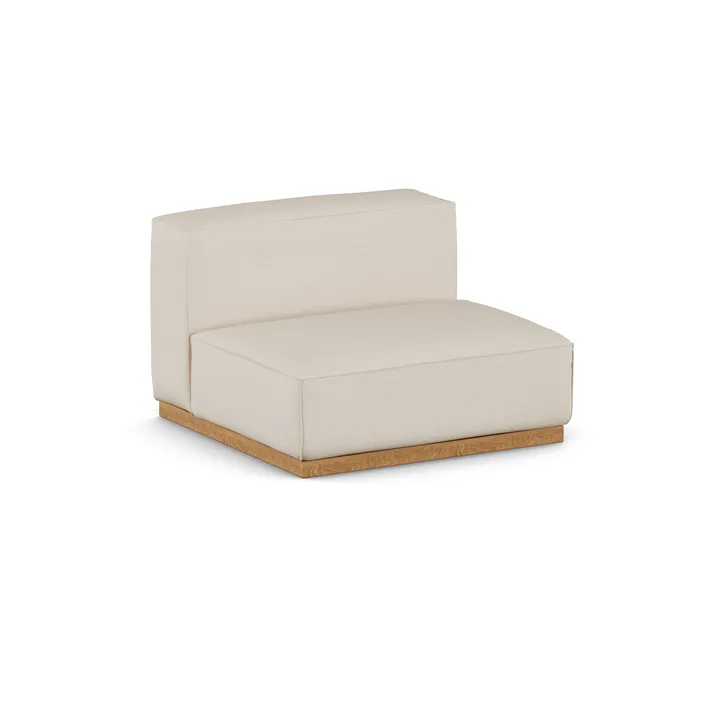 Bergsdal fåtölj - Same Beige 6670-ekbetsad ask, 1,5-sits - 1898