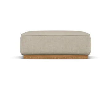 Bergsdal fotpall - Bern Beige 0341-ekbetsad ask - 1898