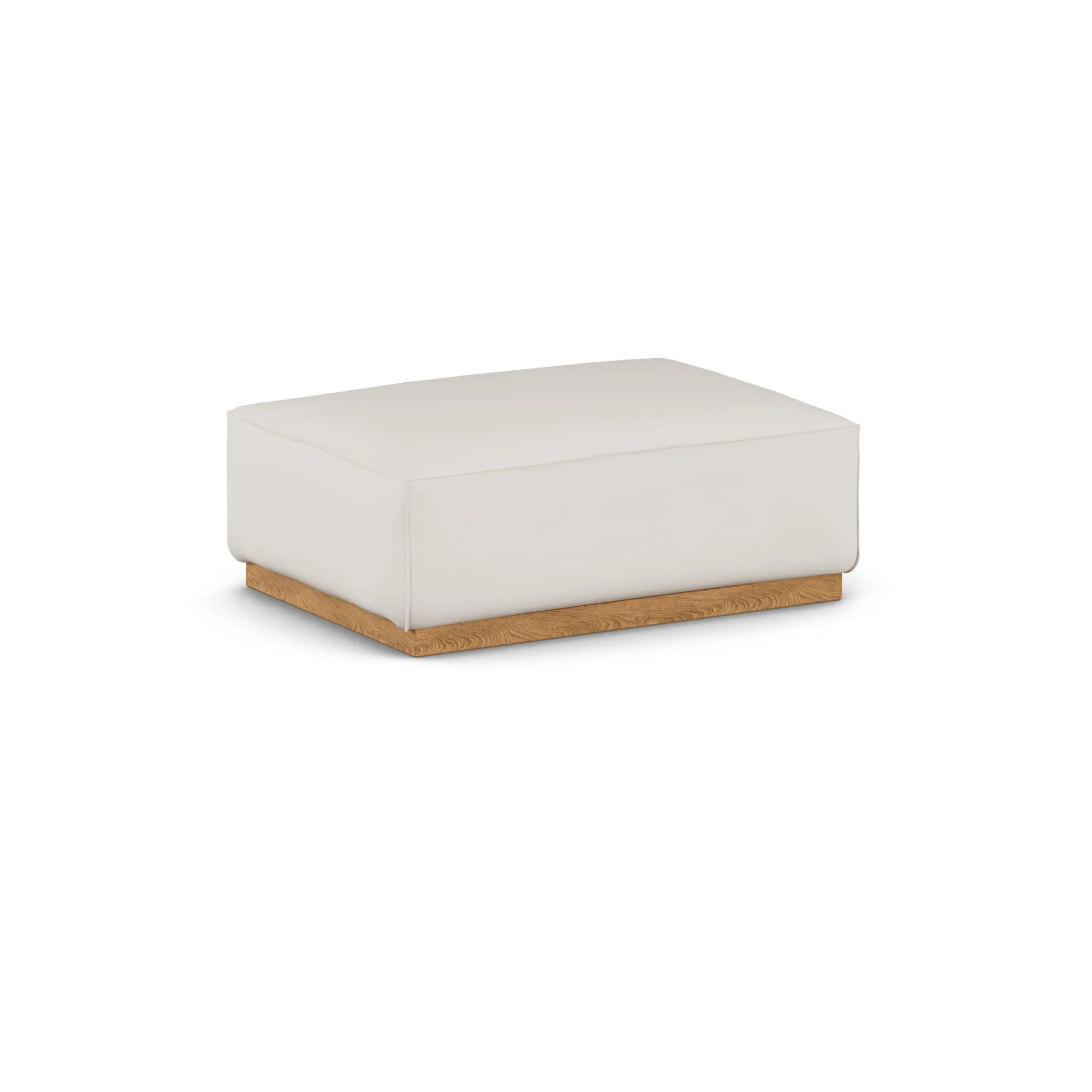 Bergsdal fotpall, Caleido Beige 9600-ekbetsad ask 1898