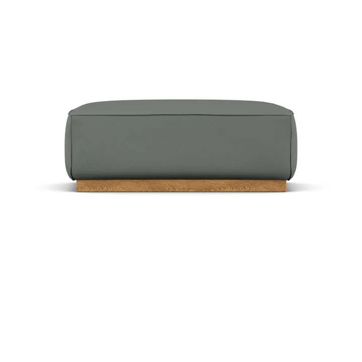 Bergsdal fotpall - Caleido Grey 1240-ekbetsad ask - 1898