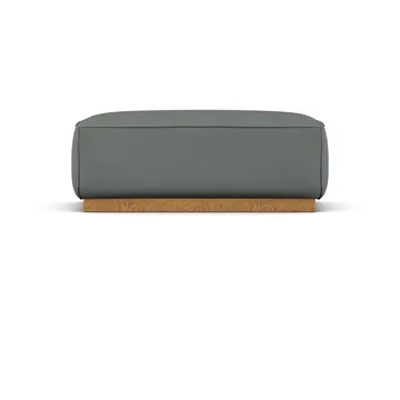 Bergsdal fotpall - Caleido Grey 1240-ekbetsad ask - 1898