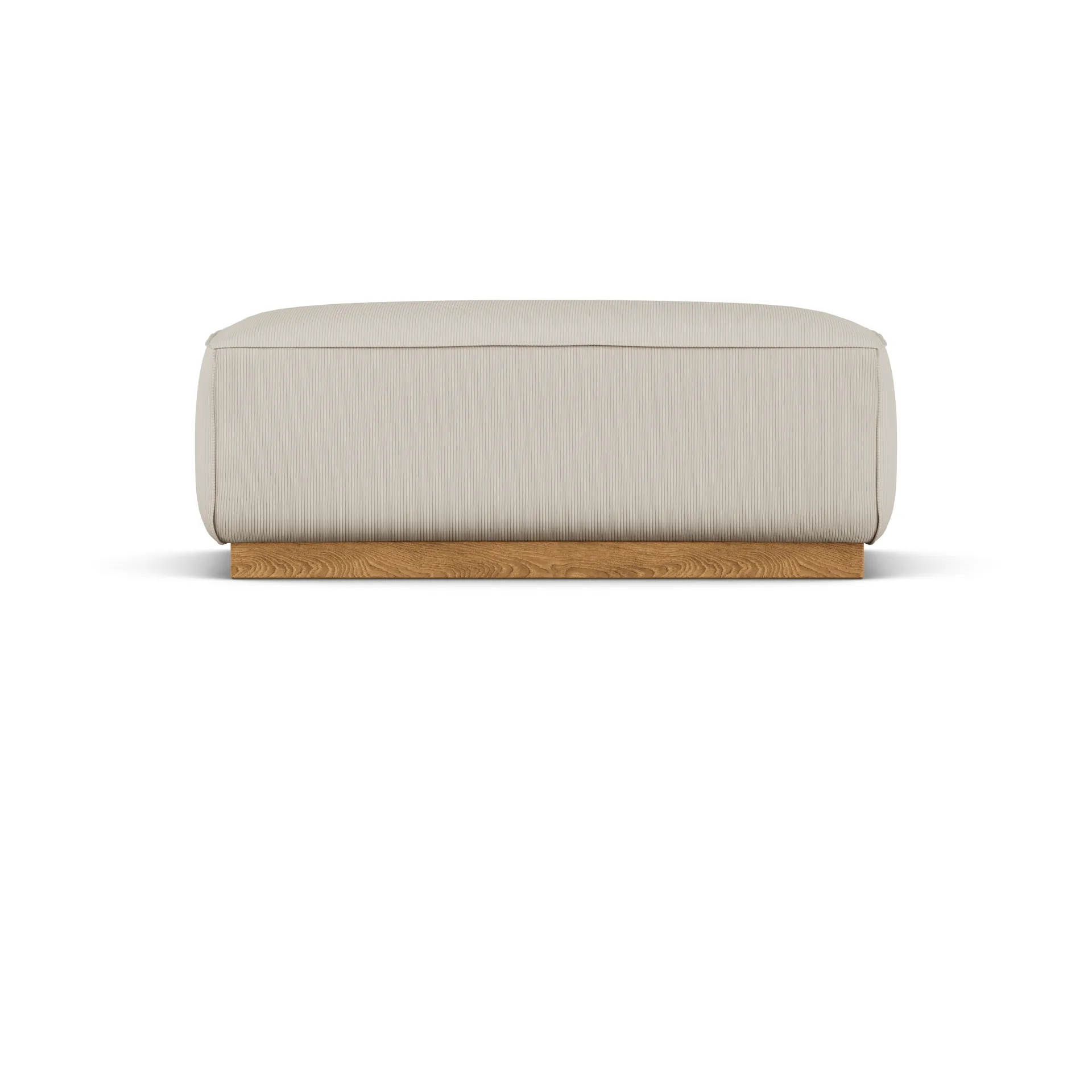 Bergsdal fotpall, Jump Beige 1956-ekbetsad ask 1898