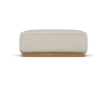 Bergsdal fotpall - Jump Beige 1956-ekbetsad ask - 1898
