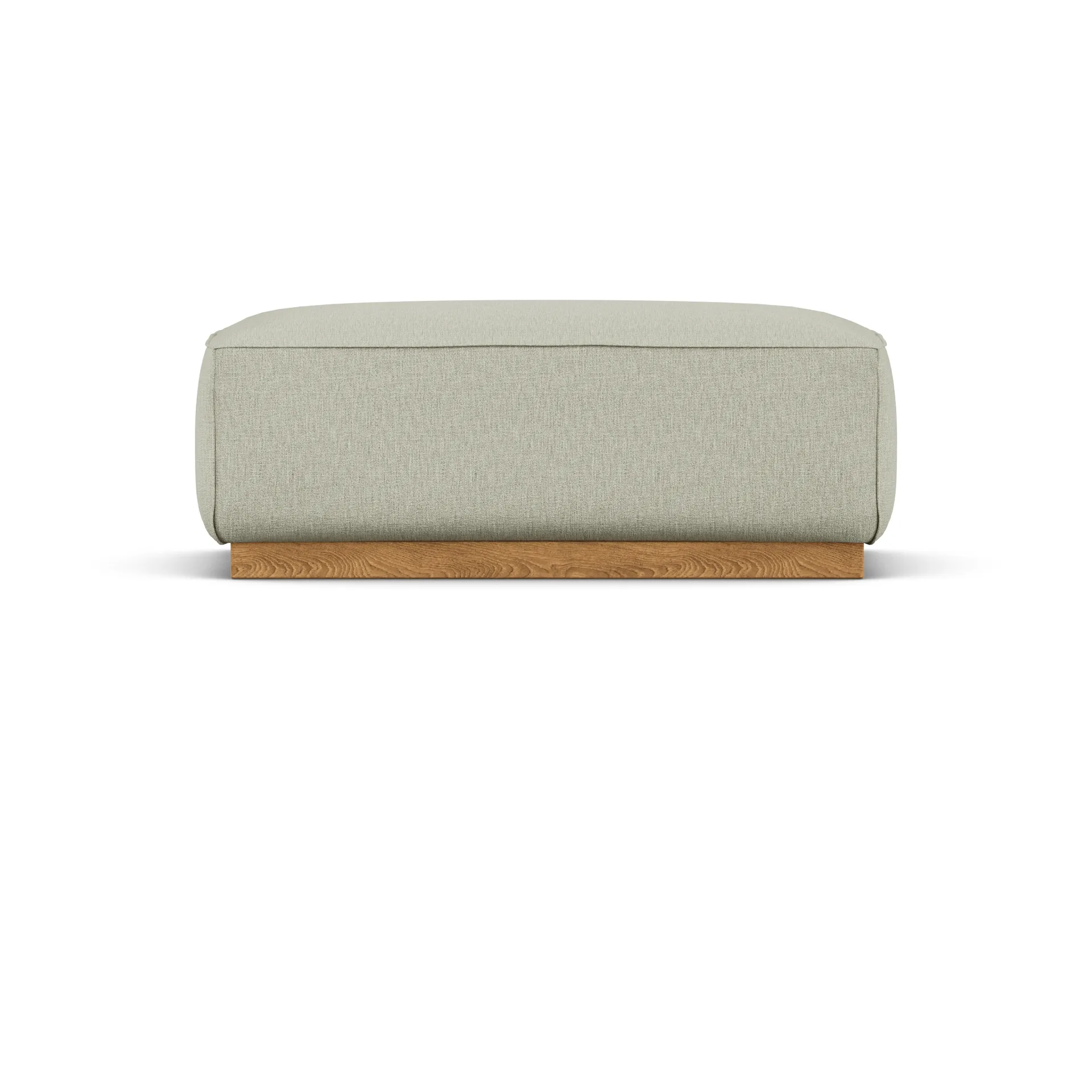 Bergsdal fotpall, Luiza Beige 3981-ekbetsad ask 1898