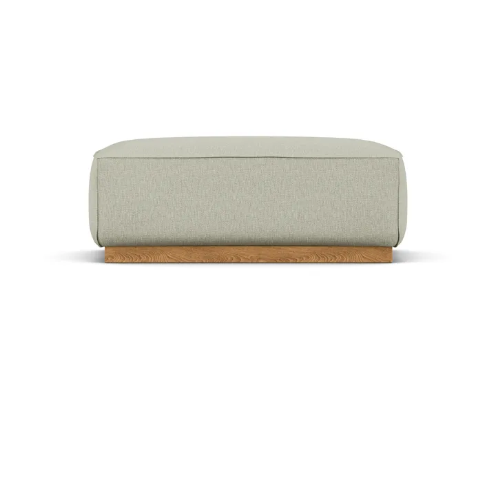 Bergsdal fotpall - Luiza Beige 3981-ekbetsad ask - 1898