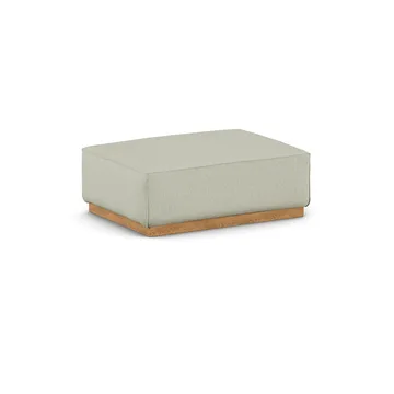 Bergsdal fotpall - Luiza Beige 3981-ekbetsad ask - 1898