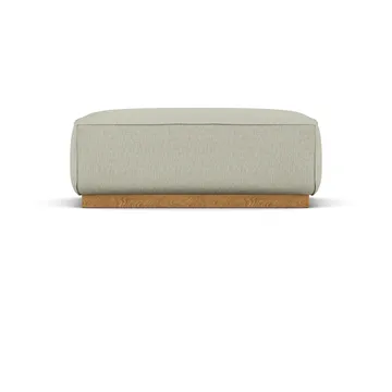 Bergsdal fotpall - Luiza Beige 3981-ekbetsad ask - 1898