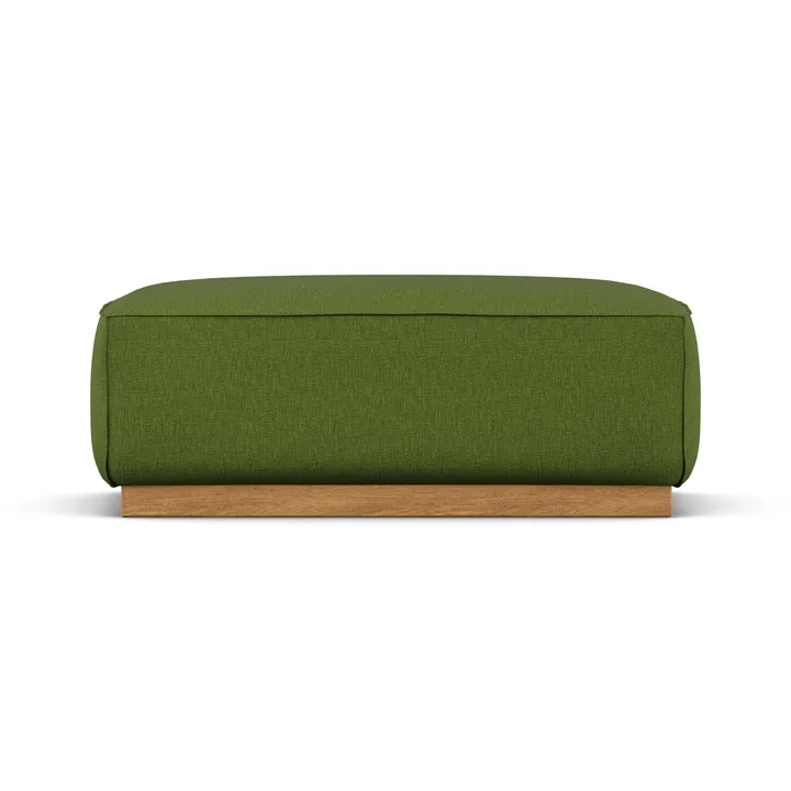 Bergsdal fotpall - Luiza Green 3975-ekbetsad ask - 1898