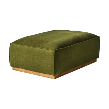 Bergsdal fotpall - Luiza Green 3975-ekbetsad ask - 1898