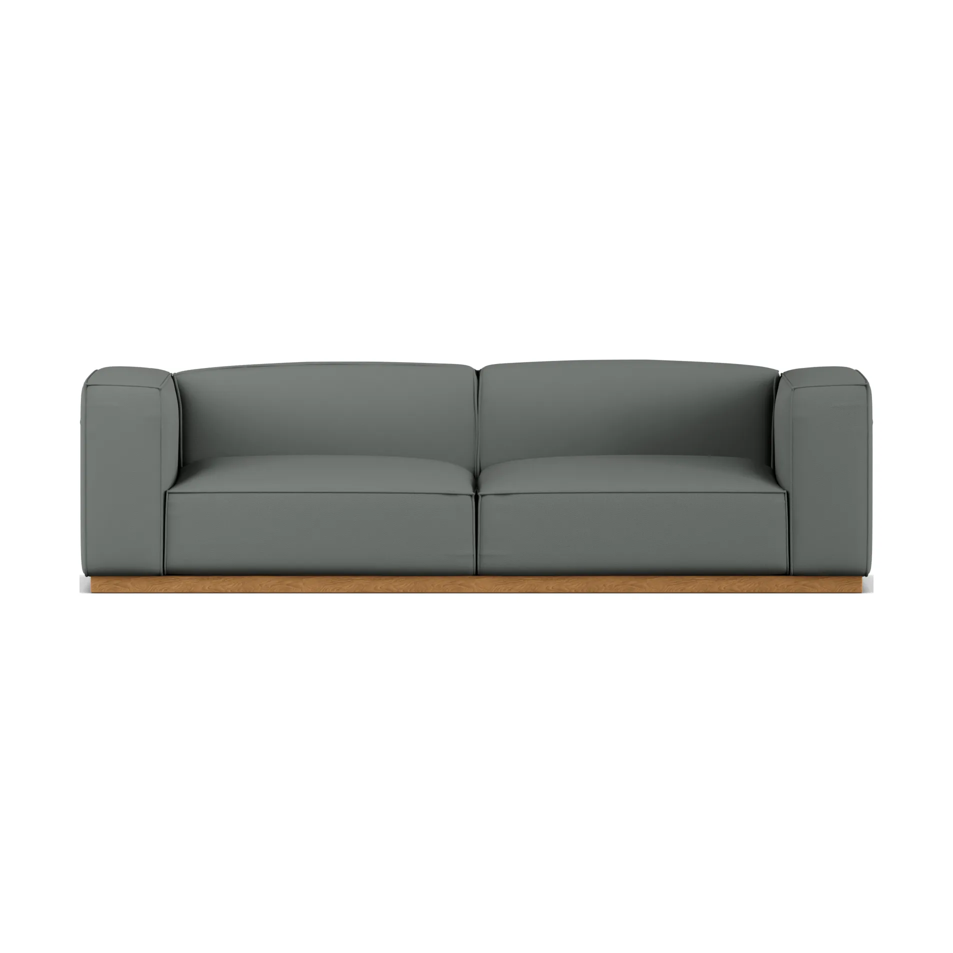 Bergsdal soffa, Caleido Grey 1240-ekbetsad ask, 3-sits 1898