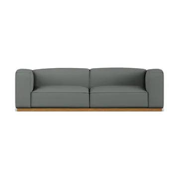 Bergsdal soffa - Caleido Grey 1240-ekbetsad ask, 3-sits - 1898