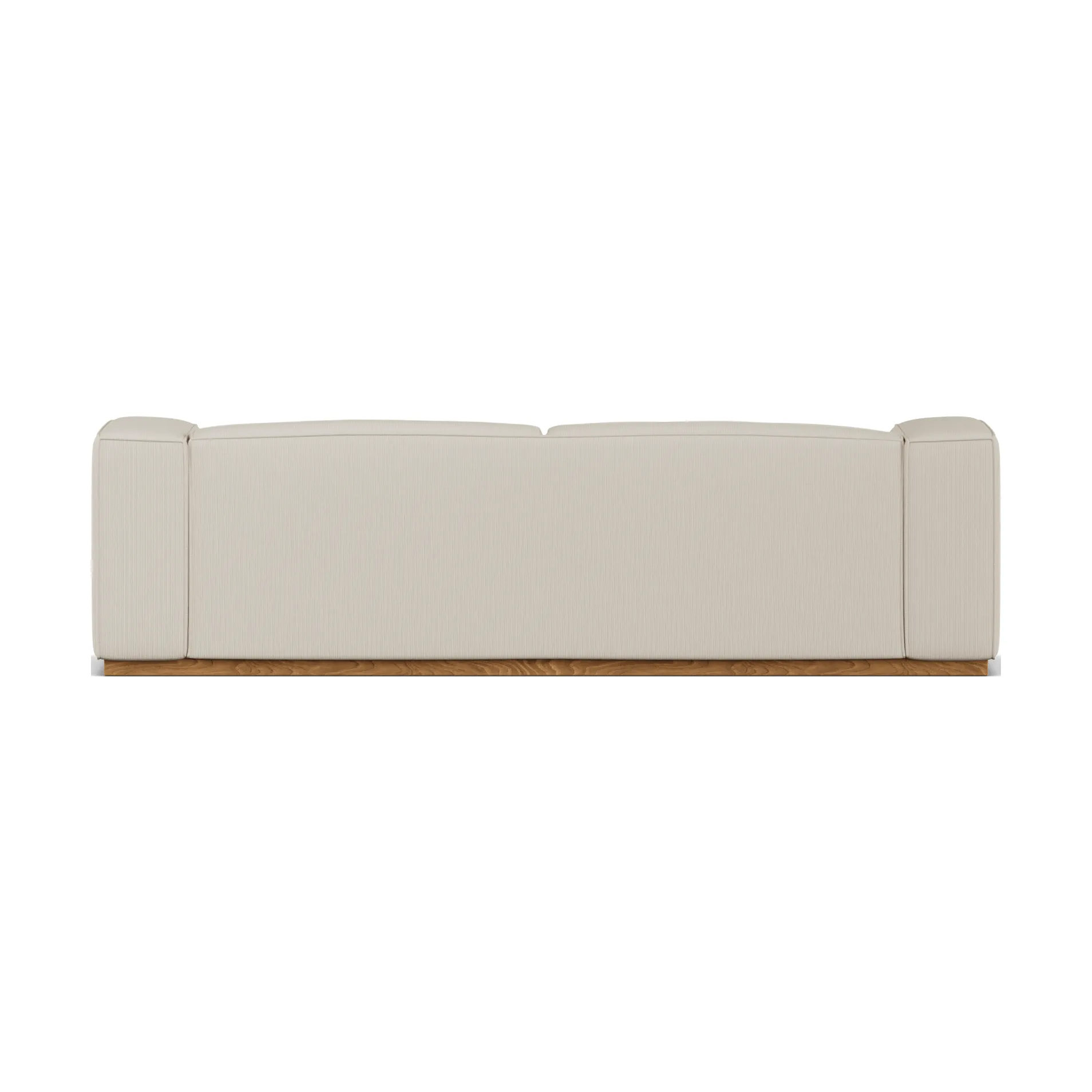 Bergsdal soffa, Jump Beige 1956-ekbetsad ask, 3-sits 1898