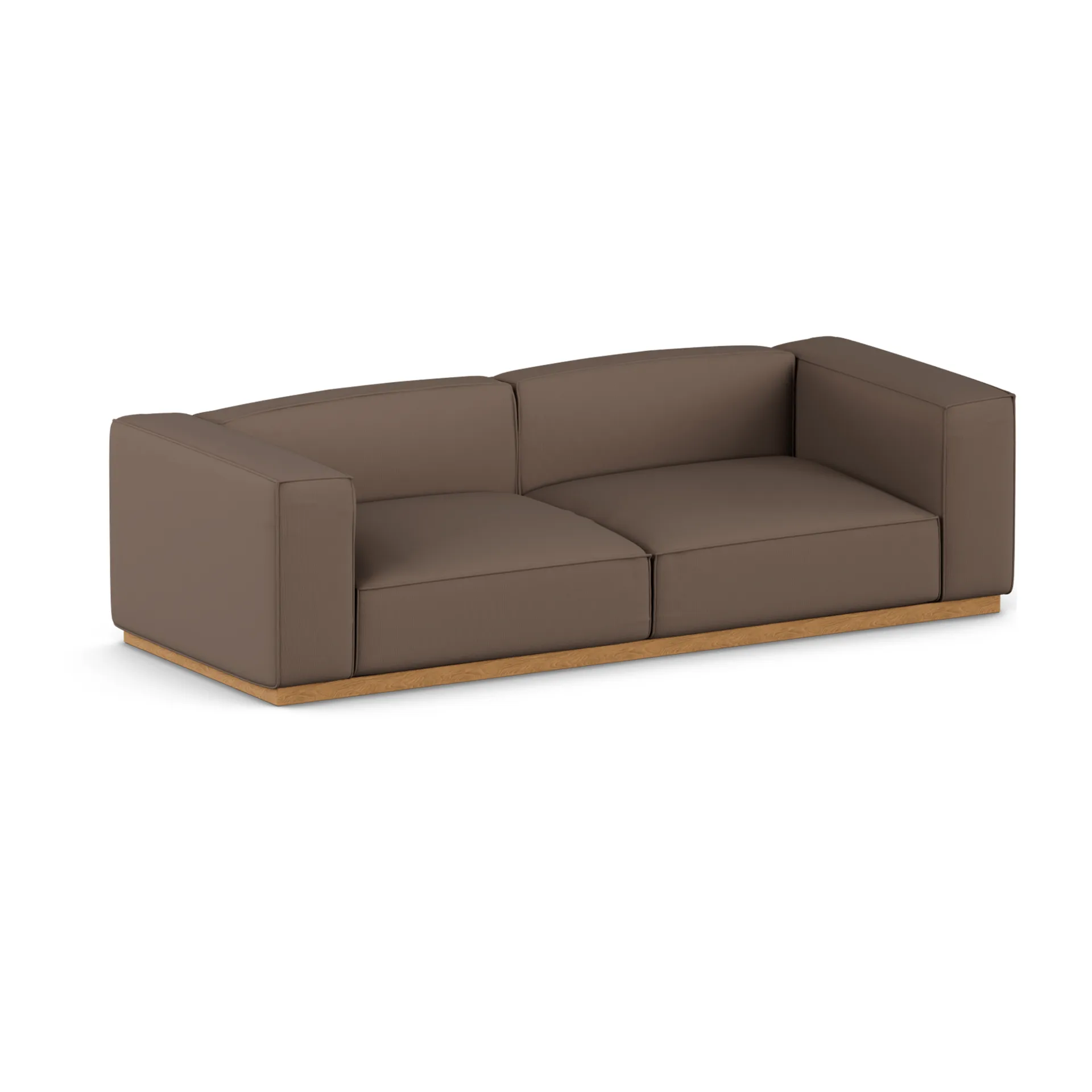 Bergsdal soffa, Jump Brown 1955-ekbetsad ask, 3-sits 1898