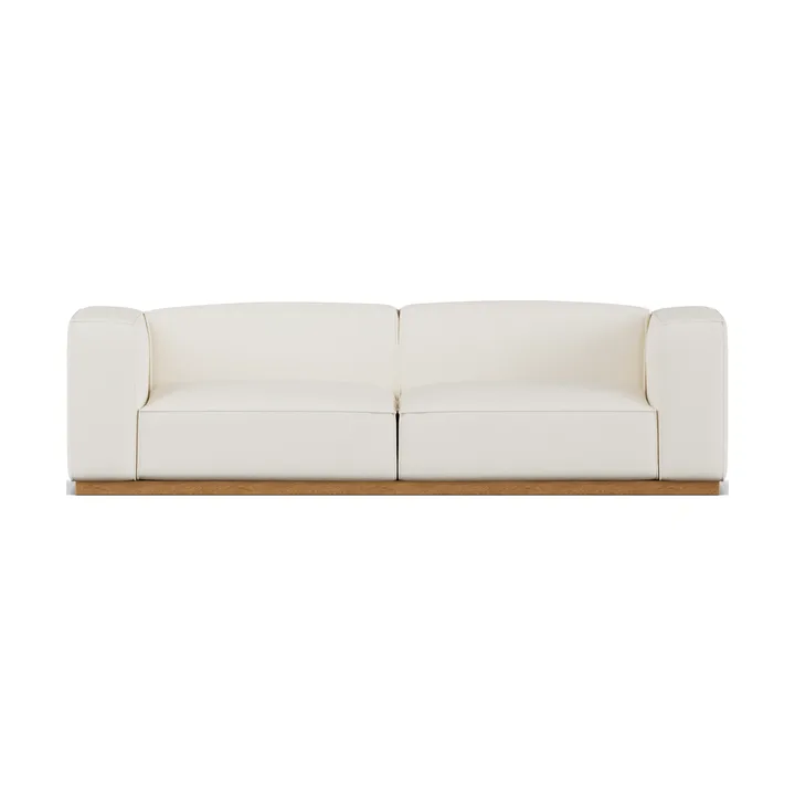 Bergsdal soffa - Jump Off White 1954-ekbetsad ask, 3-sits - 1898