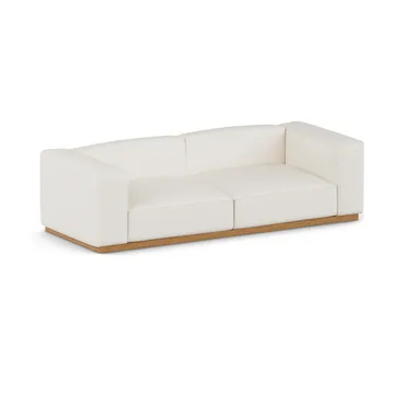 Bergsdal soffa - Jump Off White 1954-ekbetsad ask, 3-sits - 1898