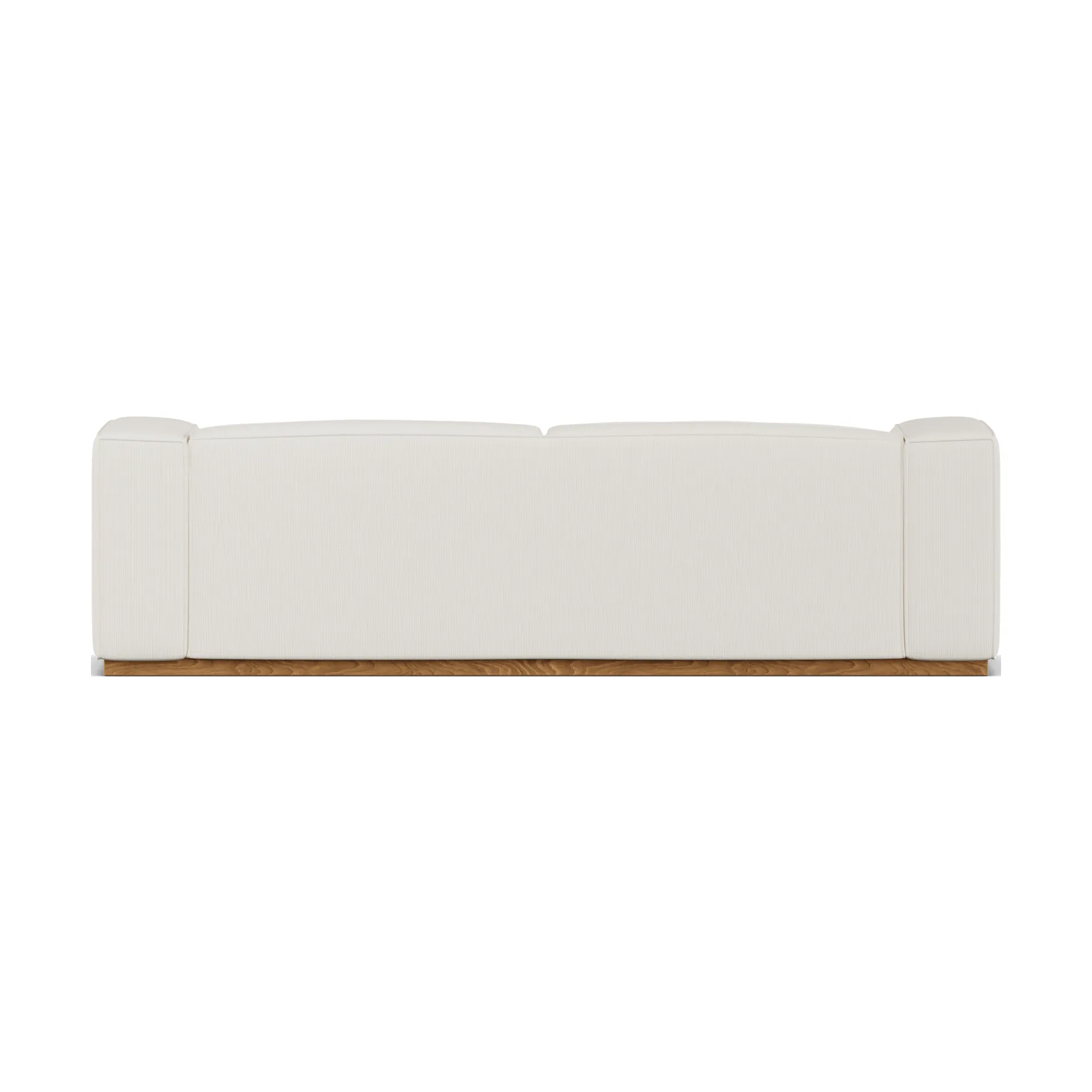 Bergsdal soffa, Jump Off White 1954-ekbetsad ask, 3-sits 1898