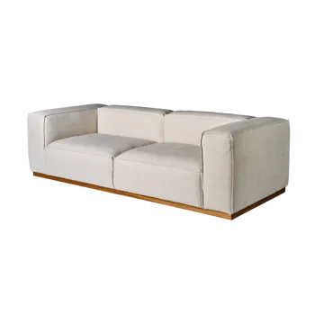 Bergsdal soffa - Oslo Nature 1540-ekbetsad ask, 3-sits - 1898