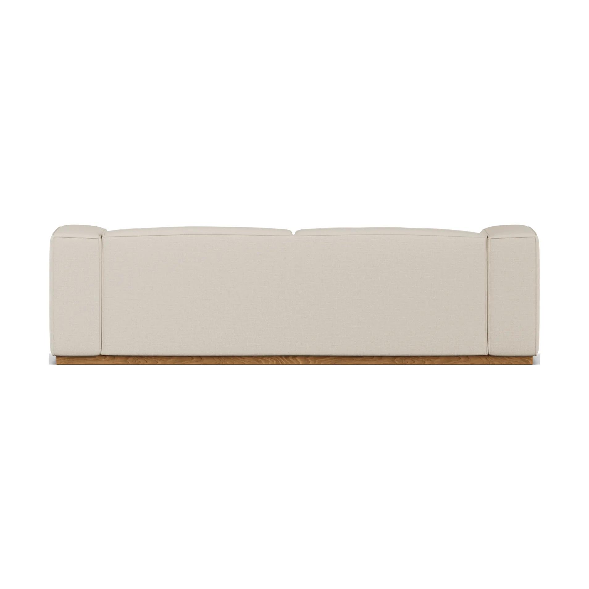 Bergsdal soffa, Same Beige 6670-ekbetsad ask, 3-sits 1898