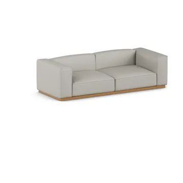 Bergsdal soffa - Same Grey 6673-ekbetsad ask, 3-sits - 1898