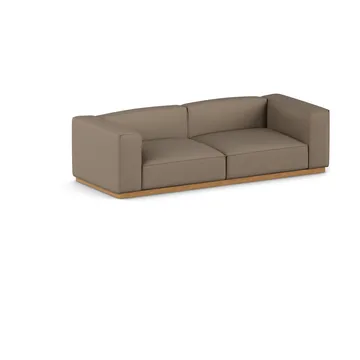 Bergsdal soffa - Same Mole 6674-ekbetsad ask, 3-sits - 1898