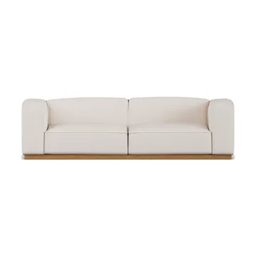 Bergsdal soffa - Same Off White 6671-ekbetsad ask, 3-sits - 1898