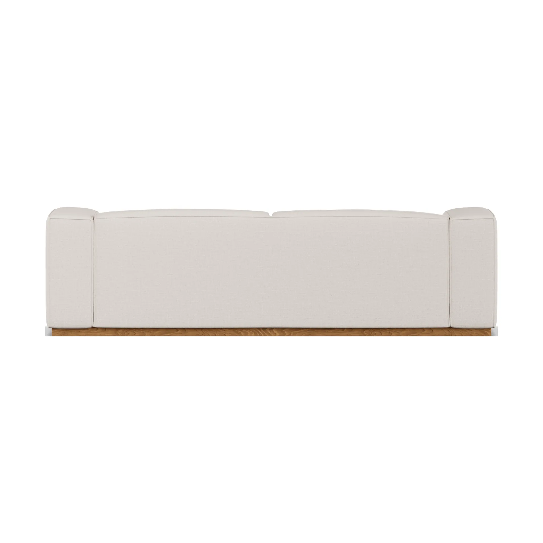 Bergsdal soffa, Same Off White 6671-ekbetsad ask, 3-sits 1898