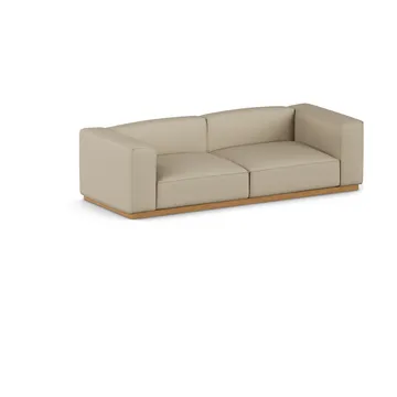 Bergsdal soffa - Same Sand 6672-ekbetsad ask, 3-sits - 1898
