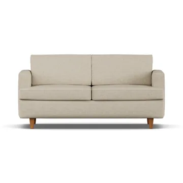 Binga 2,5-sits bäddsoffa - Bern Beige 0341-mörkbetsad ask - 1898