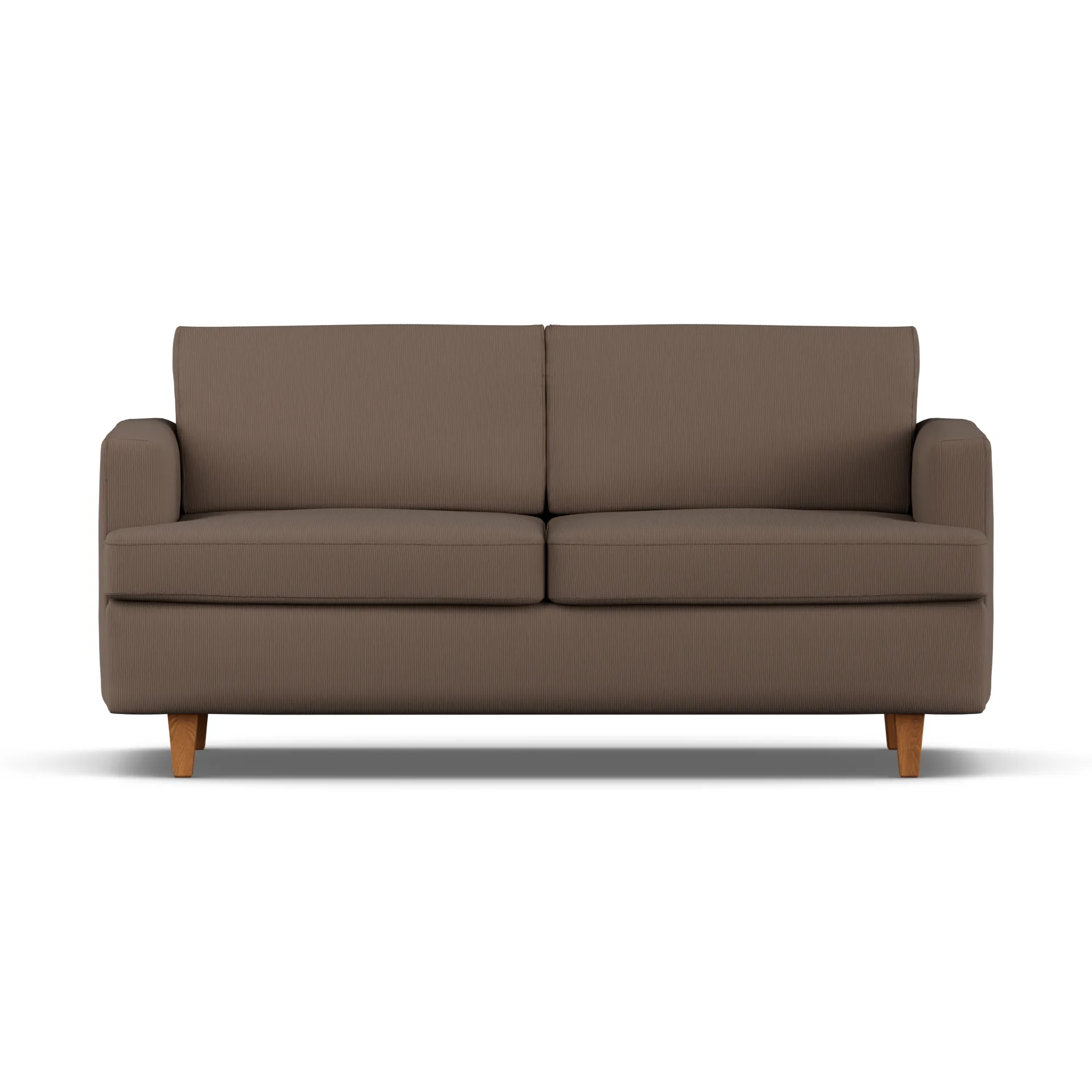 Binga 2,5-sits bäddsoffa, Jump Brown 1955-mörkbetsad ask 1898