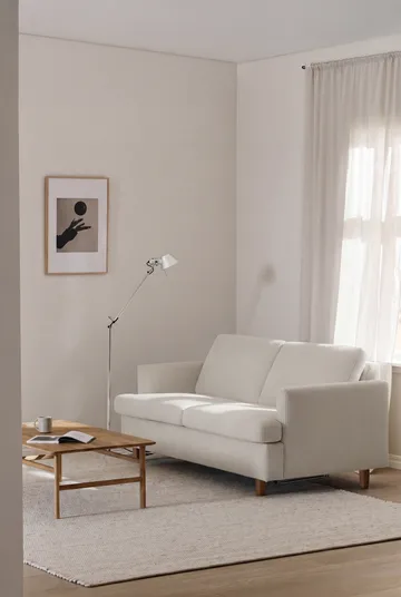 Binga 2,5-sits bäddsoffa - Jump Off White 1954-mörkbetsad ask - 1898