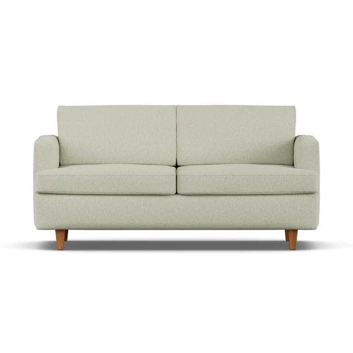 Binga 2,5-sits bäddsoffa - Luiza Beige 3981-mörkbetsad ask - 1898