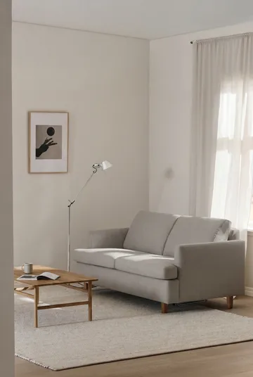 Binga 2,5-sits bäddsoffa - Same Grey 6673-ekbetsad ask - 1898
