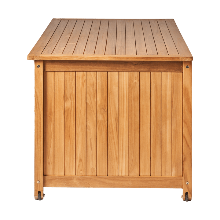 Bjärknäs dynbox med hjul L 180x85x75 cm, Teak 1898